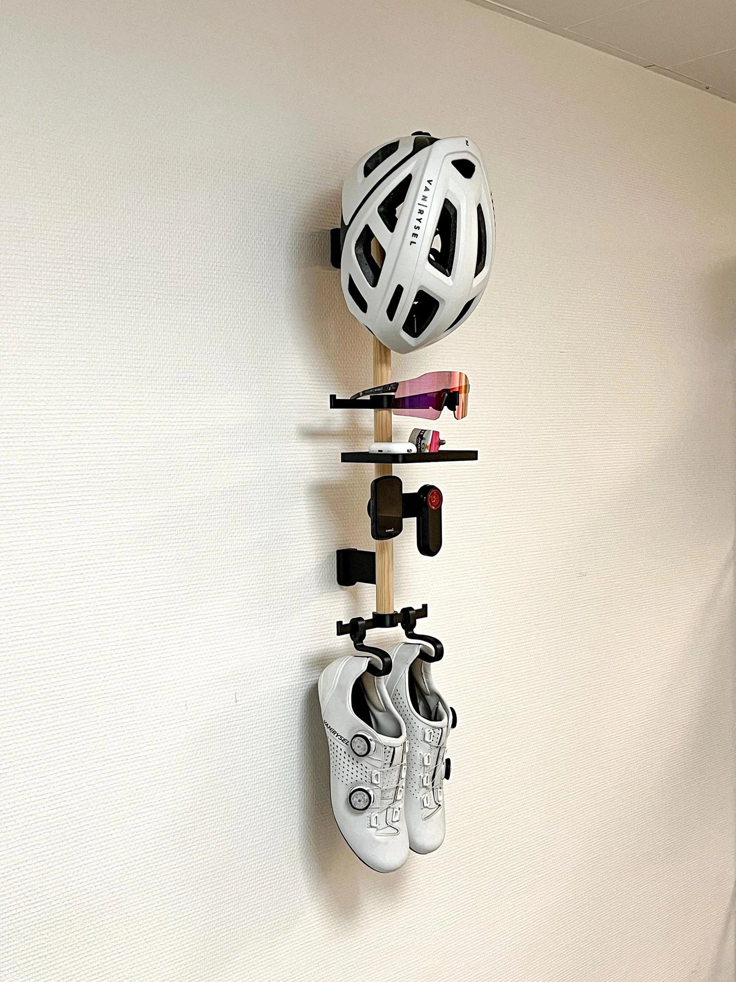 Support mural accessoires vélo Ma boutique
