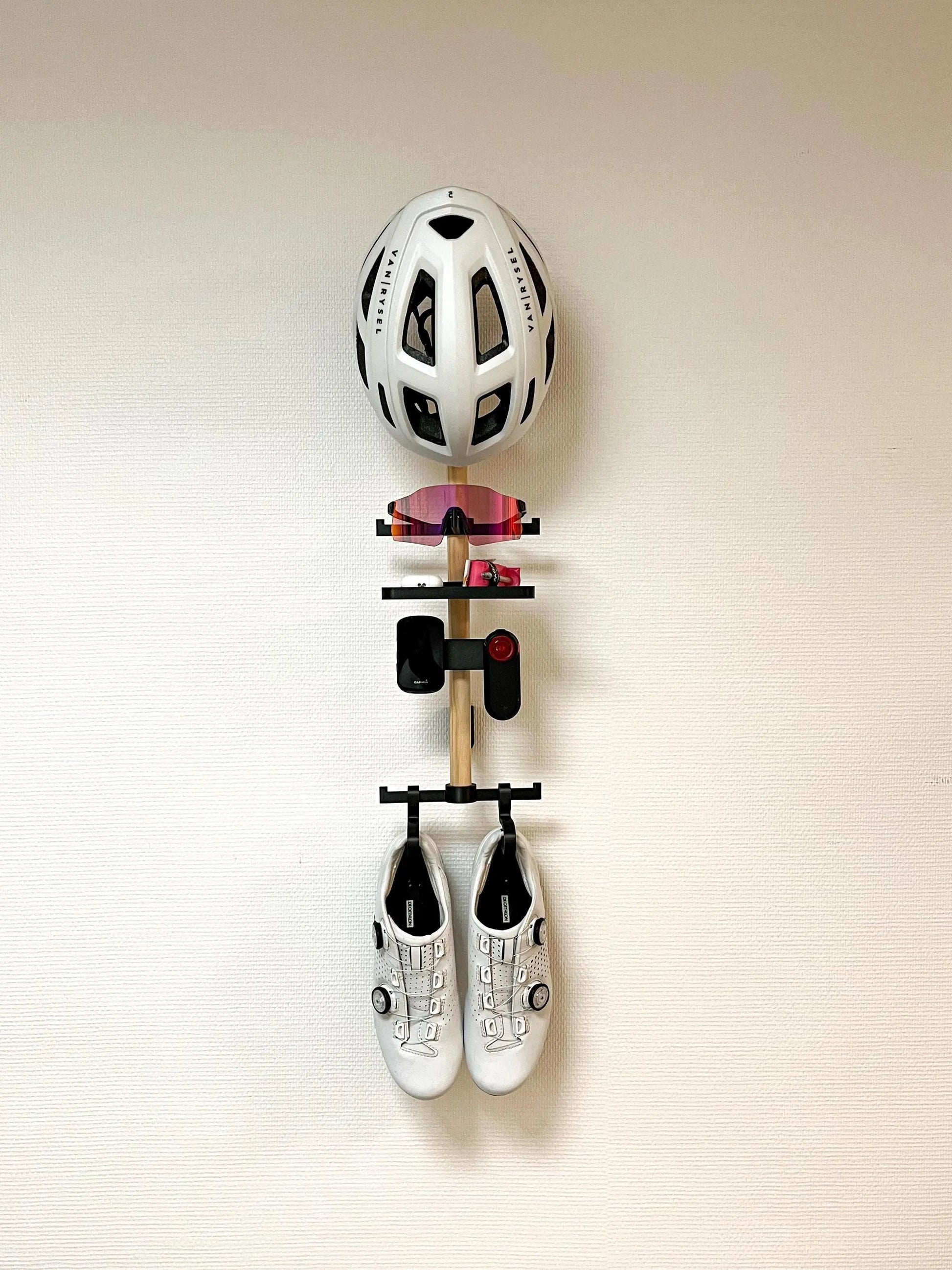 Support mural accessoires vélo Ma boutique