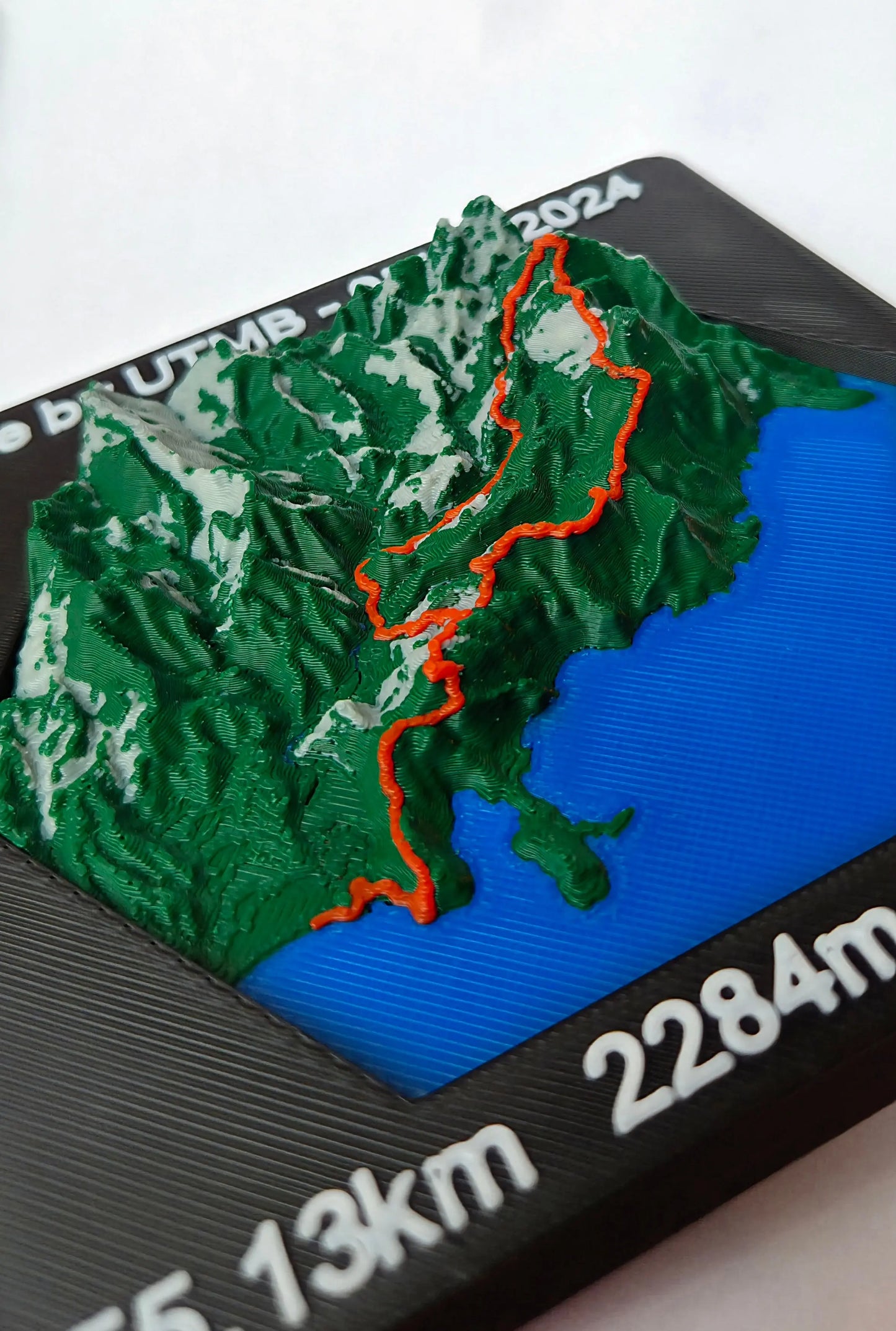 Médaille 3D personnalisée – Votre trace GPX en relief HooKy3D