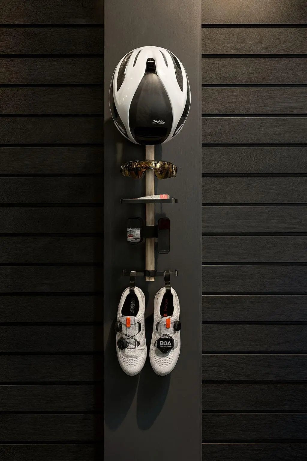 Support mural accessoires vélo Ma boutique