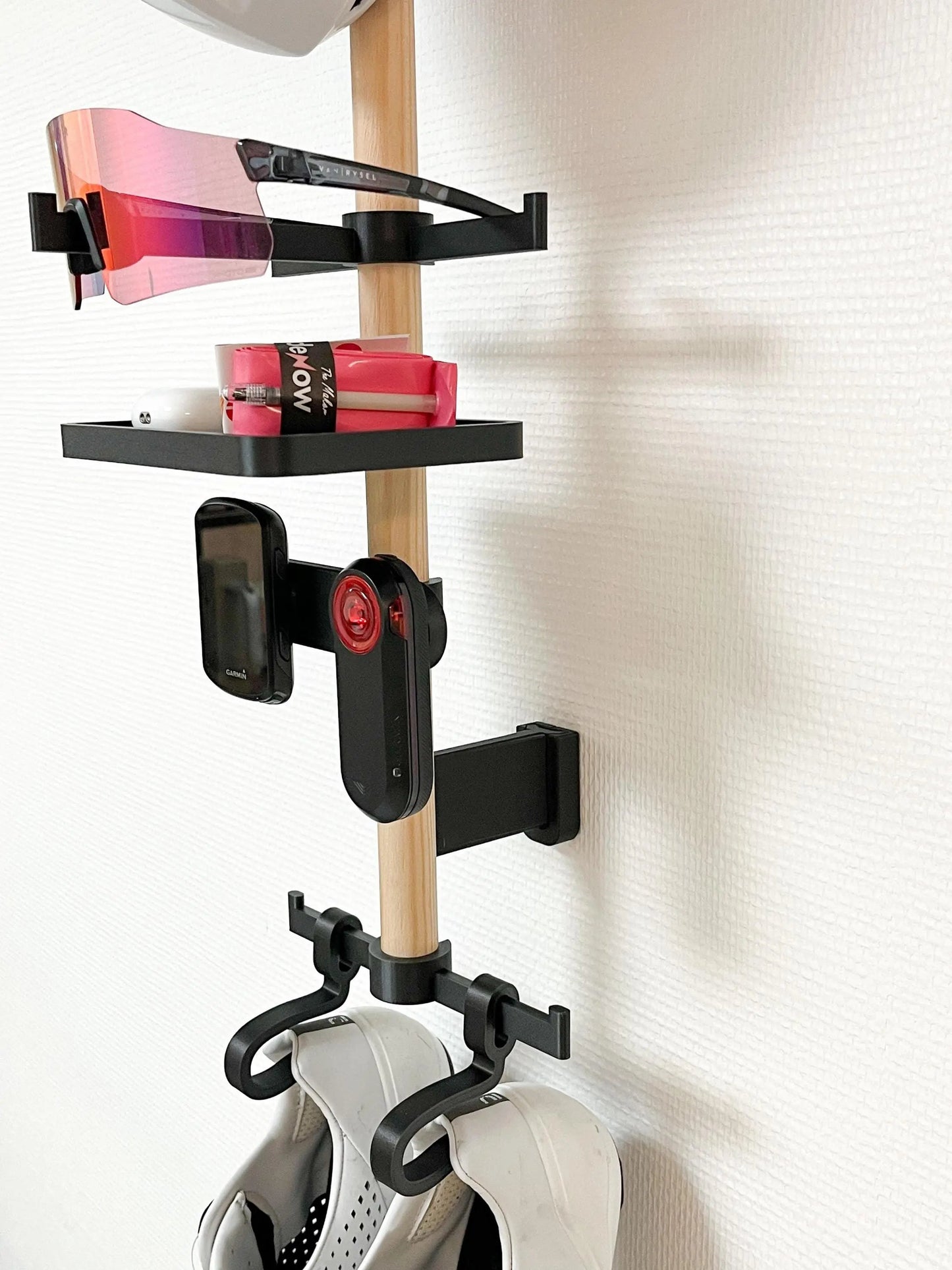 Support mural accessoires vélo Ma boutique