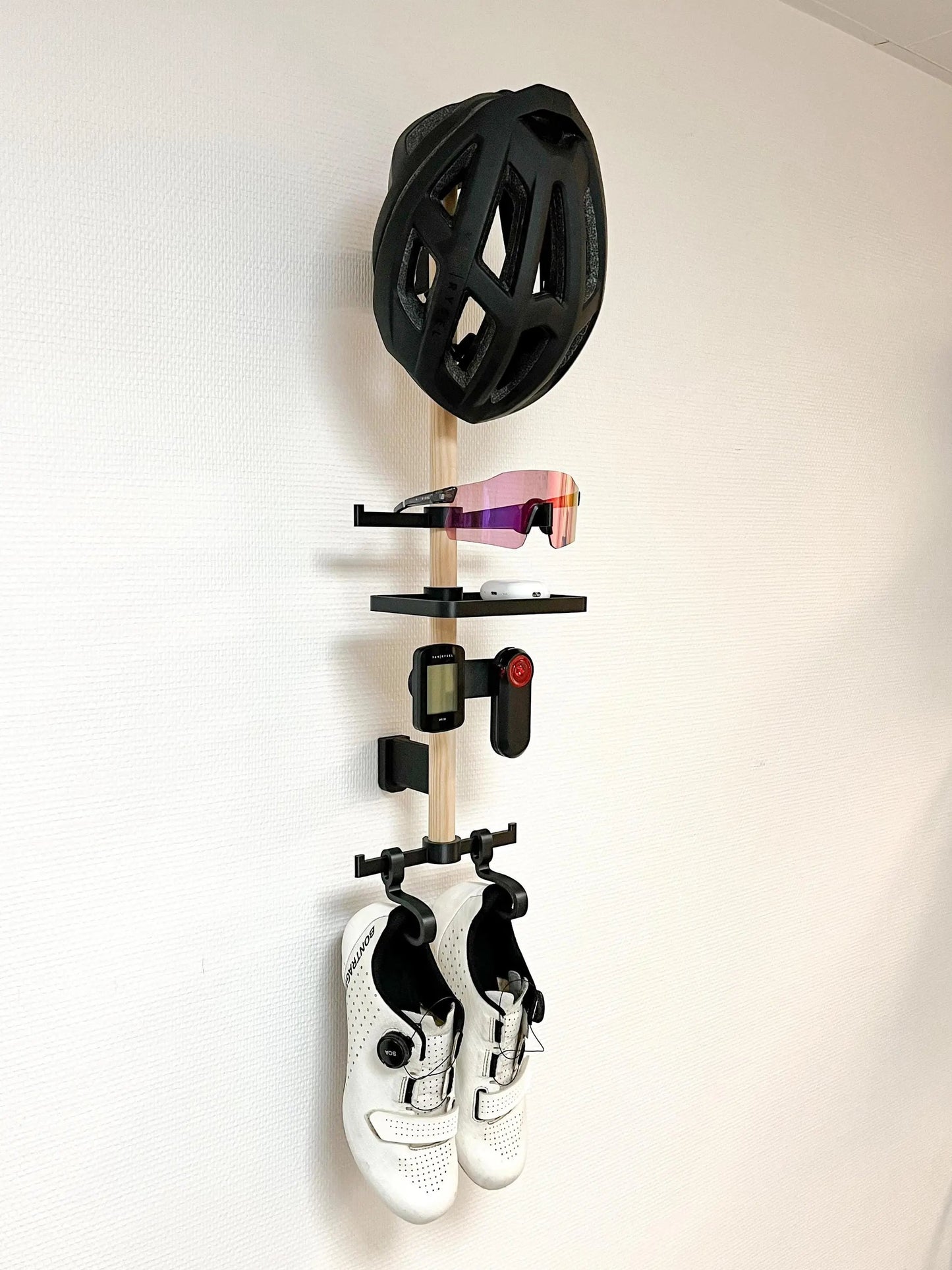 Support mural accessoires vélo Ma boutique